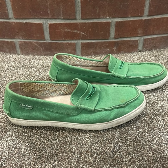 Cole Haan Green Loafers - Picture 1 of 8